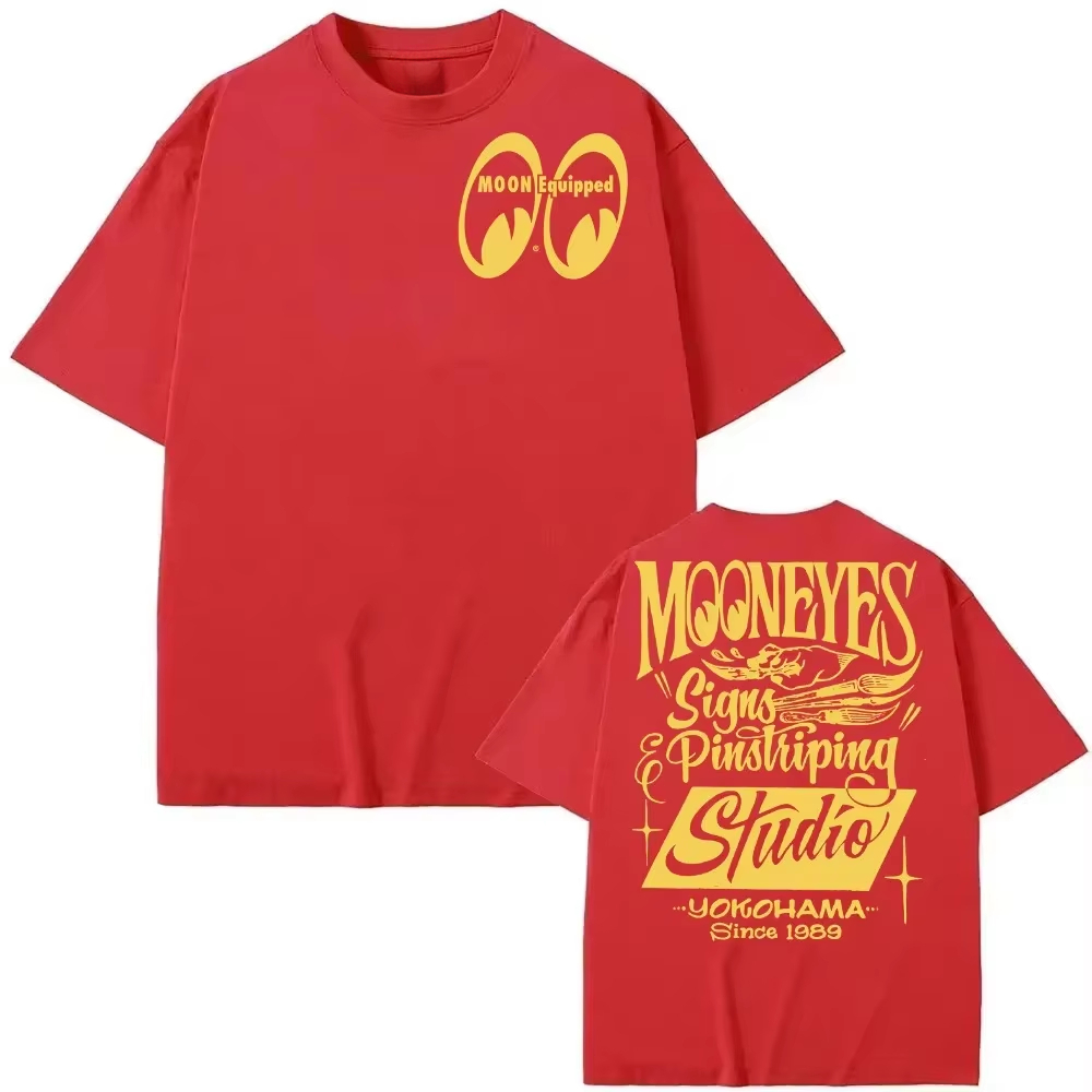 Streetwear Brand Tees - Moon Eyes uitgerust speed car modificatie