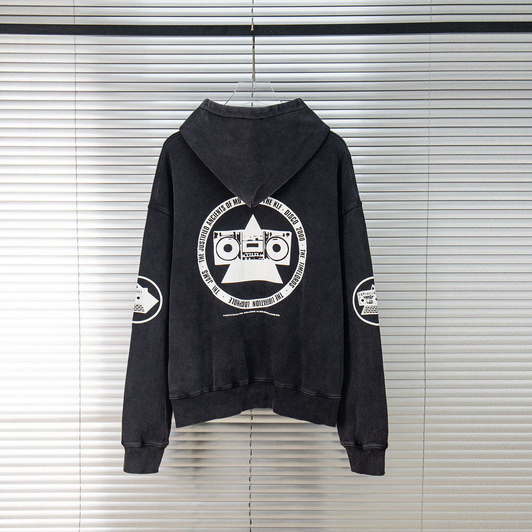 Vintage gewassen hoodie met SA - Streetwear Brand Vintage recensie en prijs