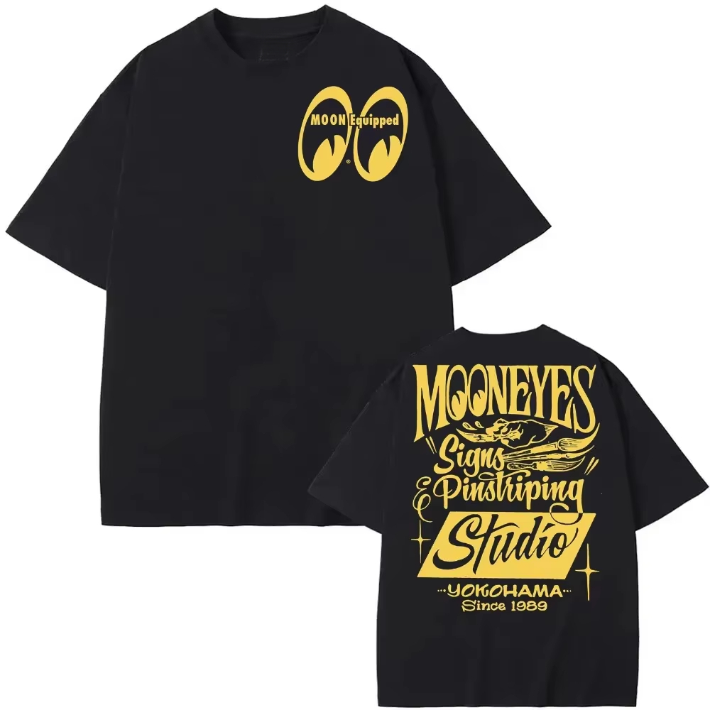 Moon Eyes uitgerust speed car  - Streetwear Brand Tees recensie en prijs